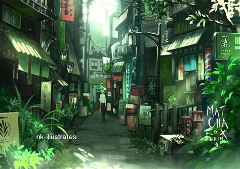 Nkim Nkimillustrate Twitter Anime Scenery Environmental Art