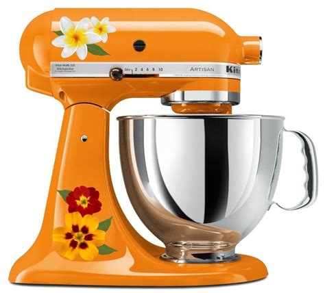 Pretty Lily And Garden Flower Kitchenaid Mixer Mixing Machine Etsy