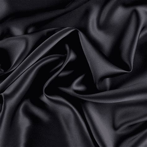 Dark Gray Stretch Silk Charmeuse Fabric By The Yard