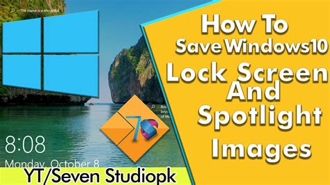 How To Save Windows 10 Lock Screen Spotlight Images Youtube