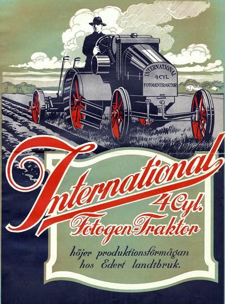 Swedish Kerosene Tractor Catalog Print Wisconsin Historical Society