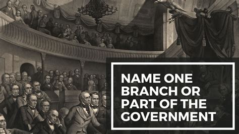 Name One Branch Or Part Of The Government Constitution Of The United States