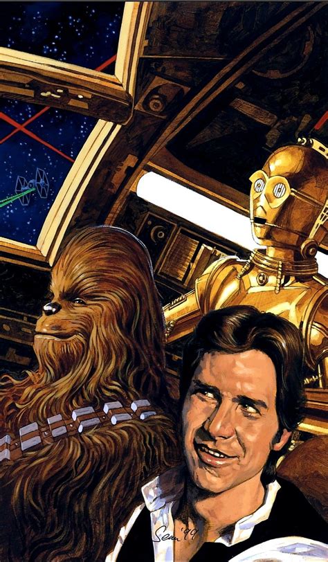 Star Wars Han Chewie And C 3po Comix Images Star Wars Tribal