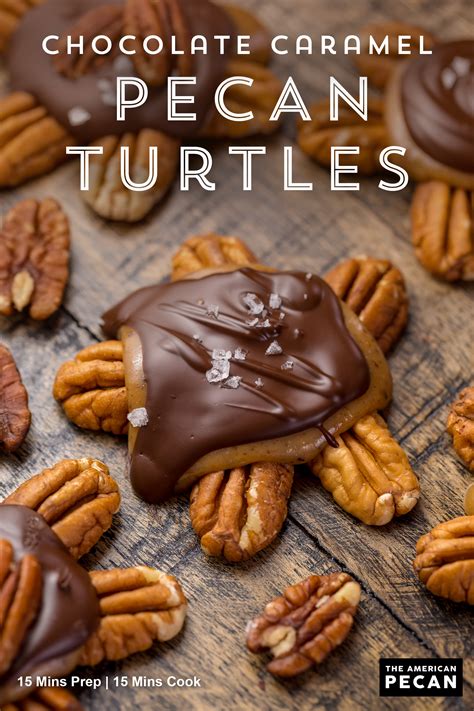 The crisp pecans, chewy caramel and creamy chocolate with sea salt on top is pure and these homemade turtles taste just like the ones you'd get from a fancy candy store! Kraft Caramel Recipes Turtles / Recipe For Turtles Using ...