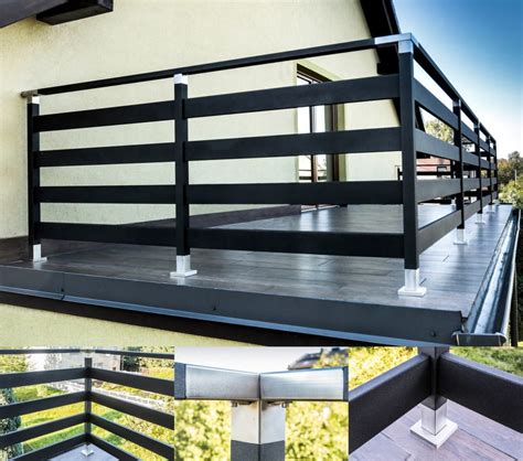Nowoczesne balustrady poręcze balkonowe barierka balkonowa Fello
