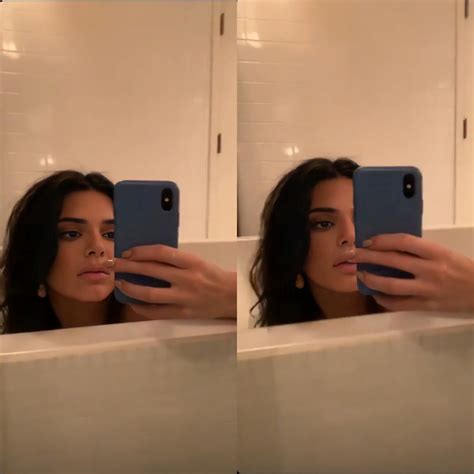 Kendall Jenner Mirror Selfie Kendall Jenner Jenner