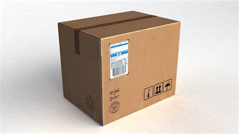 3D model Cardboard Package Box | CGTrader