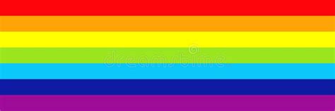 Horizontal Rainbow Design For Pattern And Background Stock Illustration