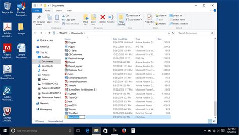 Windows 10 How Do I Create A New Folder Lopprinter