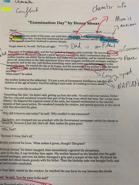 Teaching How To Annotate A Short Story The English Classroom
