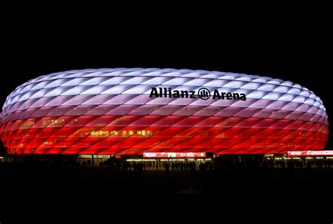 The allianz arena is a famous landmark in munich and the home of the football club fc bayern munich. Visit Bayern Munich at the Allianz Arena! - Nickes Event Guides