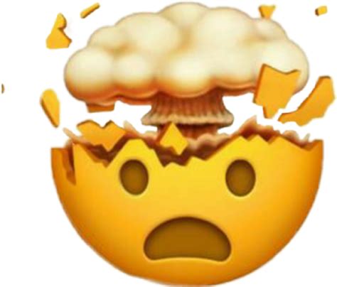 Exploding Head Emoji Png