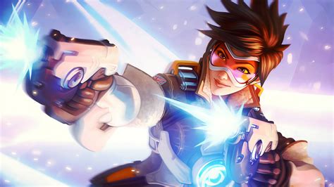 1920x1080 Resolution Tracer Overwatch 4k 1080p Laptop Full Hd Wallpaper