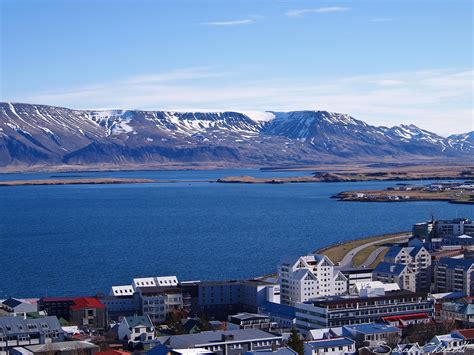 Reykjavik Mountains From The Top Of Hallgrímskirkja Flickr Photo