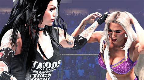 Charlotte Flair V Pamela Death Extreme Rules Wwe 2k22 Fantasy Fights Youtube