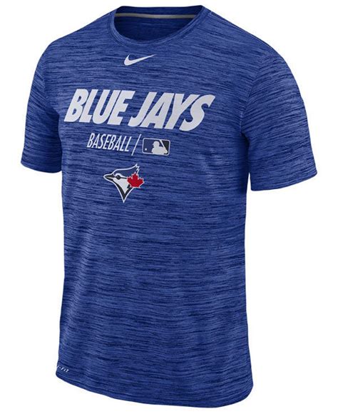 Lyst Nike Toronto Blue Jays Velocity Team Issue T Shirt In Blue For Men