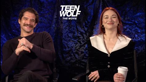 teen wolf the movie interview tyler posey and crystal reed crystal talks allison lydia ship