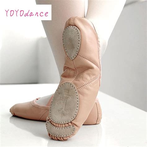 Brand New Leather Ballet Dance Shoes Professional Soft Women Ballet
