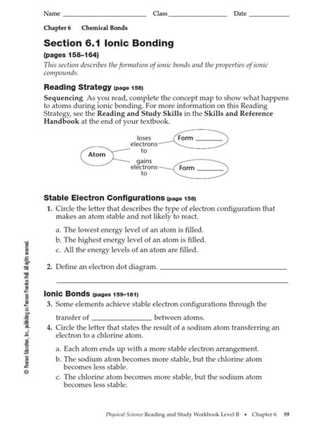 Ionic bonds and covalent bonds … Electron Configuration In Ionic Bonding Worksheet Answers | Kids Activities