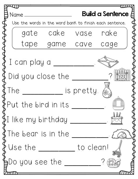 2nd Grade English Worksheets Best Coloring Pages For Kids