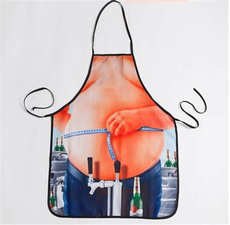 Free Shipping Sexy Woman Men Funny Apron Kitchen Cooking Home Bbq Party