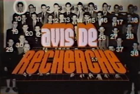 Avis De Recherche 1982