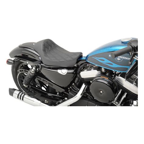 Biltwell Sporty 8 Black Diamond Solo Seat 2010 2018 Harley Xl Sportster