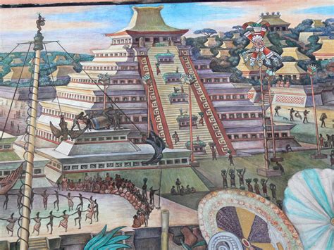 Tenochtitlan Diego Rivera Ancient Aztecs Ancient Civilizations