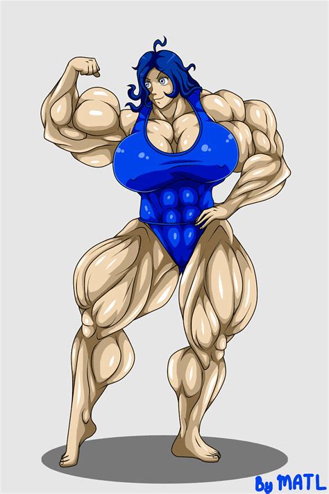 Muscle Hypertrophy Rule Bodybuilding Superhero Female Fan Art