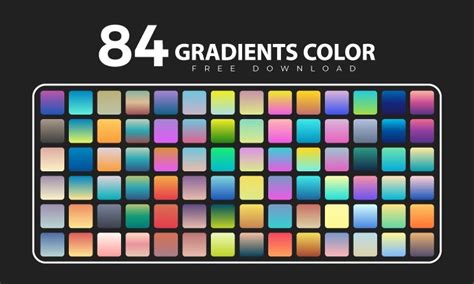 84 Best Gradient Color Palettes For Illustrator Free Download