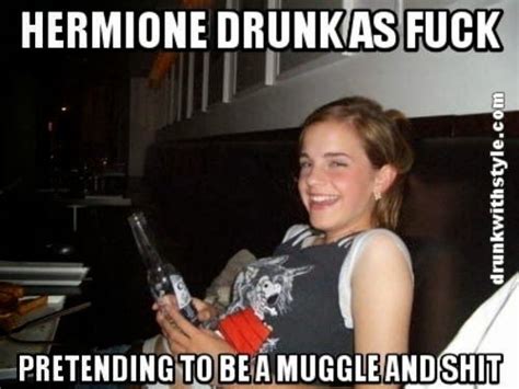Emma Watson Hermione Funny Drunk Meme Pinterest Funny Drunk Hermione