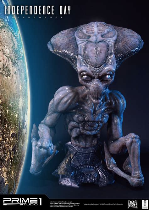 In my opinion, 'alien' is the only perfect movie in the history of cinema. Independence Day: Resurgence Alien Life Size Bust by Prime ...