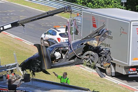 Koenigsegg One1 Hypercar In Huge Crash At The Nurburgring Daily Mail
