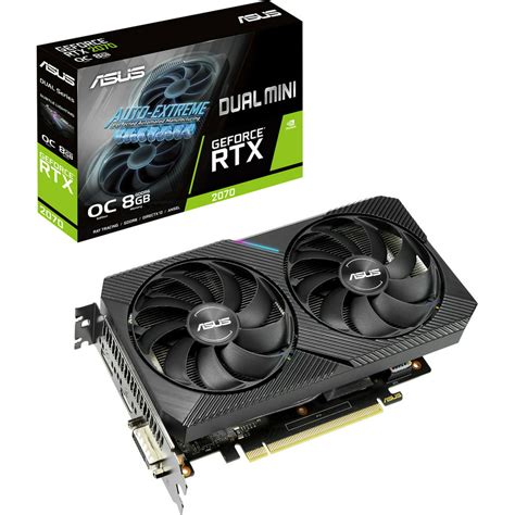 Asus Dual Geforce Rtx 2070 Mini Oc Edition Graphic Card