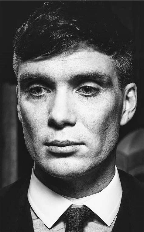 Cillian Murphy As Thomas Shelby Peaky Blinders In Black And White 💜 Fotografia Rosto Rostos