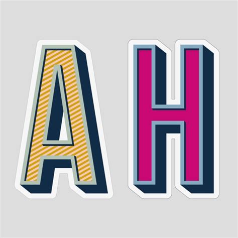 Anya Hindmarch Alphabet Stickers By Anya Hindmarch