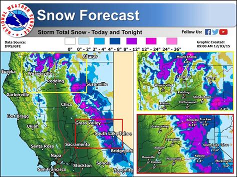 Winter Storm Warning For California Today 8 14 Of Snow Forecast 1 2