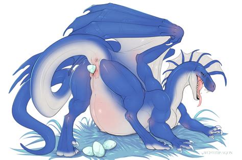 Rule 34 2015 Anus Ass Up Blue Scales Claws Digitigrade Dragon Egg Egg Laying Female Feral