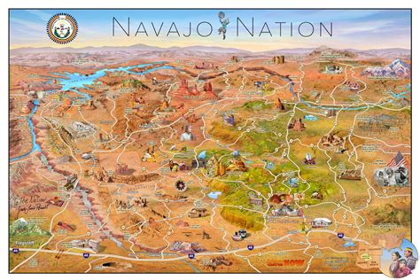Navajo Reservation New Mexico Map Navajo Nation Prirewe