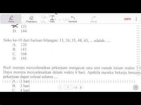 Deret aritmatika adalah pola bilangan berderet di dalam matematika, yang mempunyai manfaat sangat penting dalam berbagai hal. Soal Dan Jawaban Matematika Tentang Aritmatika | pembahsan ...
