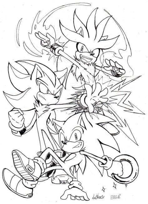 20 Sonic Coloring Silver Iremiss