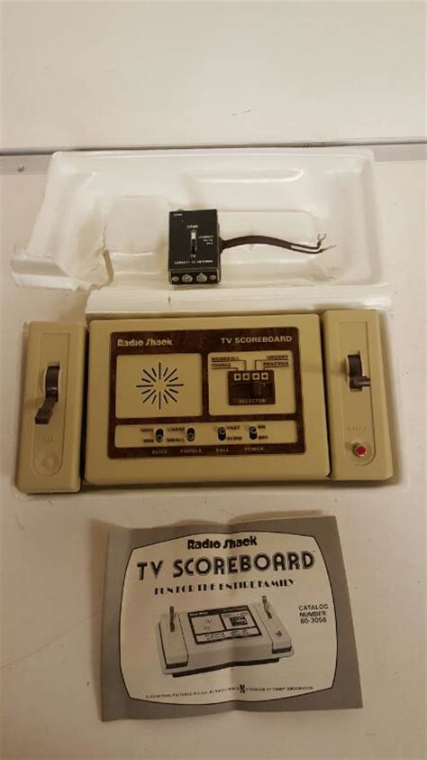 Vintage Radio Shack Electronic Tv Scoreboard Catlog No 60 3056 Like