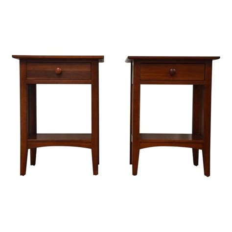 Ethan Allen American Impressions Cherry Nightstands A Pair Cherry