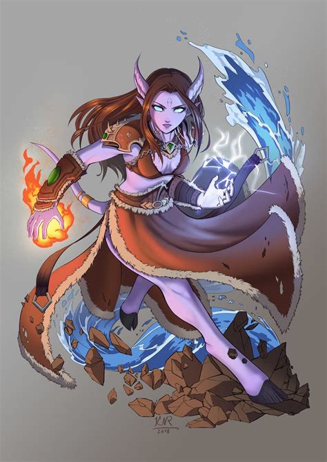 Shaman Draenei By Kriniere Character Art Warcraft Art Warcraft