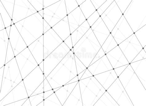 Line And Dot Pattern Background Stock Vector Illustration Of