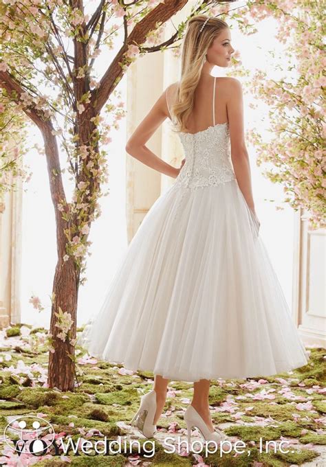Discontinued Product Wedding Shoppe Tea Length Wedding Dress Wedding Dresses Mori Lee
