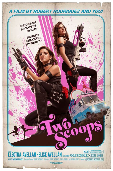 Robert Rodriguez TWO SCOOPS Trailer Poster And Images Robert