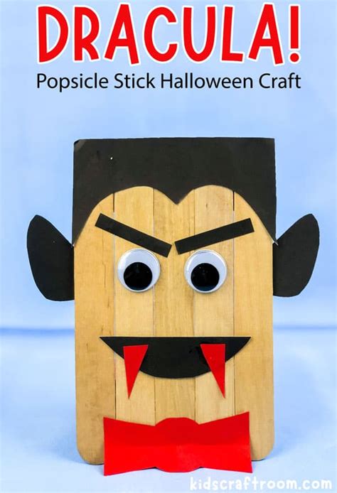 Popsicle Stick Vampire Craft Kids Craft Room