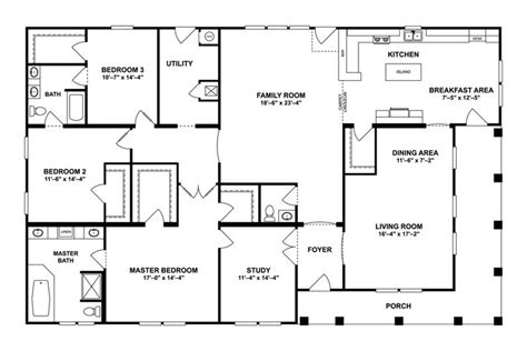 27nsc45723ah Norris Homes Modular Home Plans Clayton Homes Mobile
