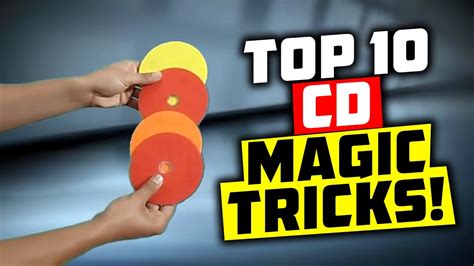 Wow Top 10 Best Cd Magic Tricks Revealed Free Tutorials Youtube